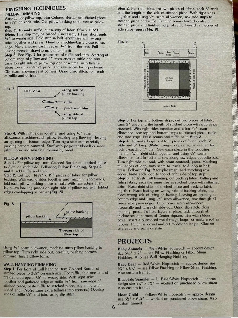 Hopscotch for Baby Cross Stitch Pattern – Leisure Arts Leaflet 320 (1984)